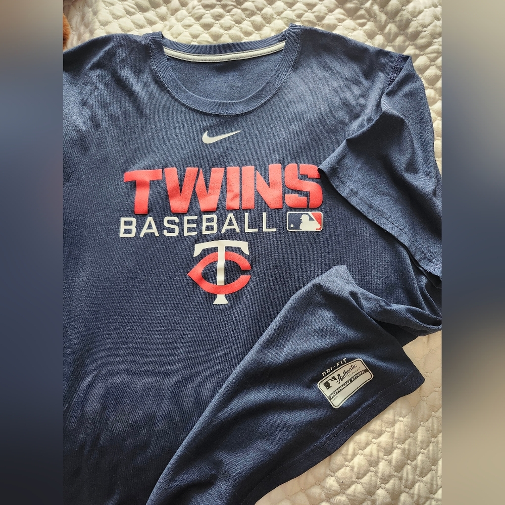 Nike Twins Baseball Navy T-Shirt